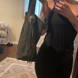 Rebecca Minkoff Suede Western Concho purse